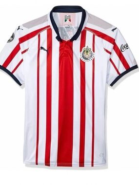 Puma Chivas FC Mexico Home Soccer Jersey 703881-01